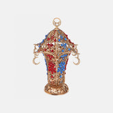 Ramadan Lantern - Multi-Colored - Crystal Studded - Large